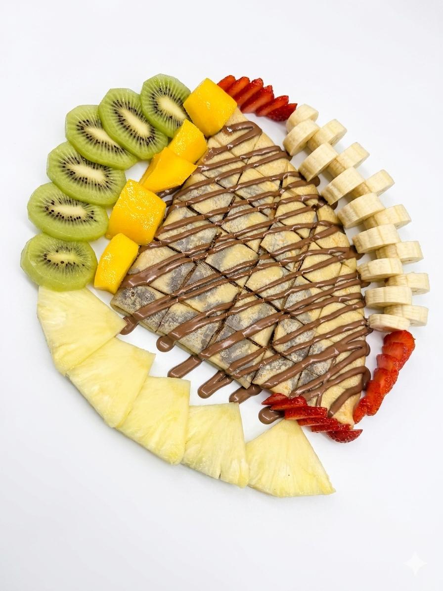 كريب شوكولا و فواكه