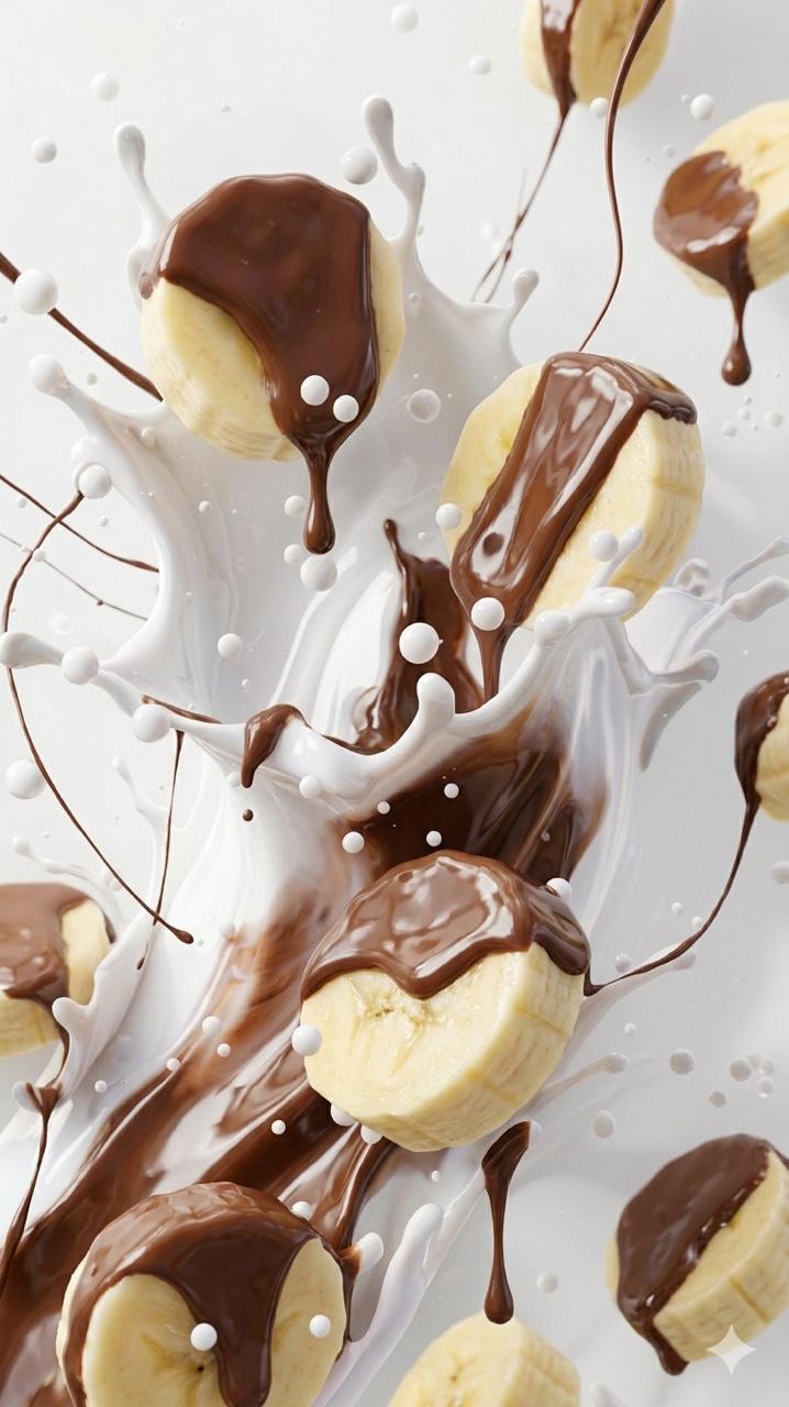 موز حليب شوكولا جالون  لتر ونصف