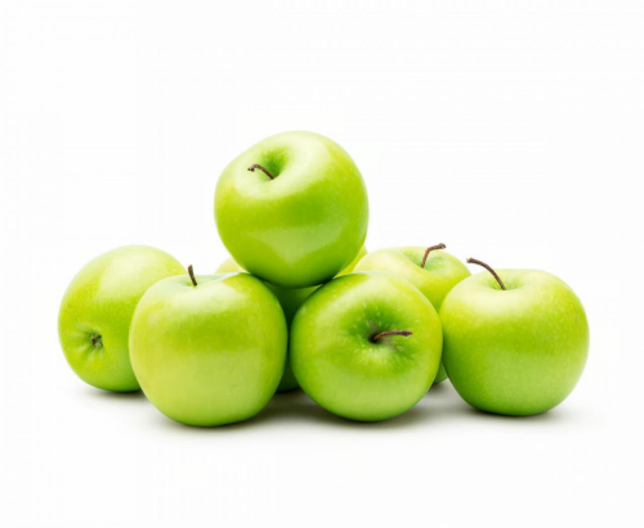 تفاح اخضر وسط 